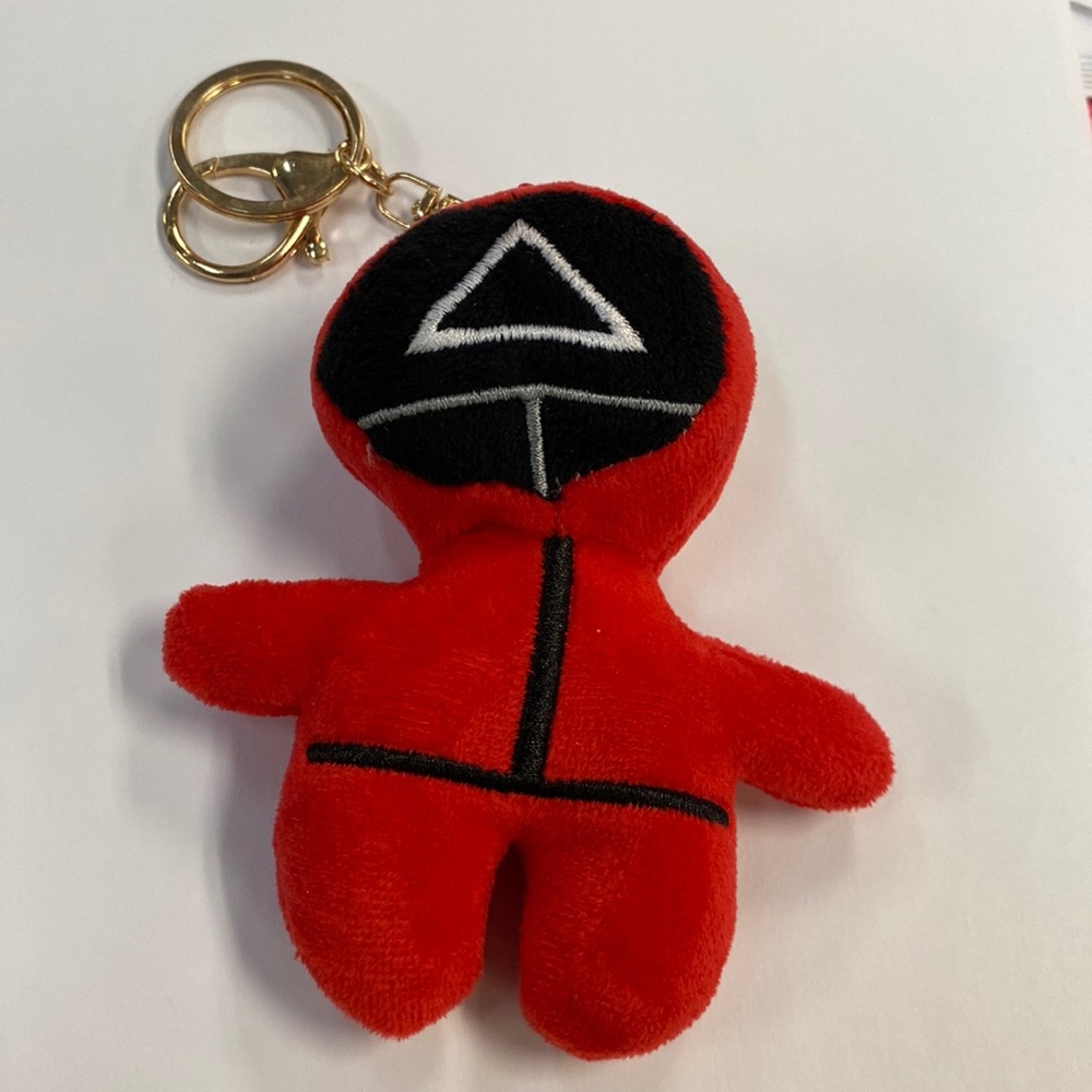 Squid Game Inspired Guard Plush Key Chain